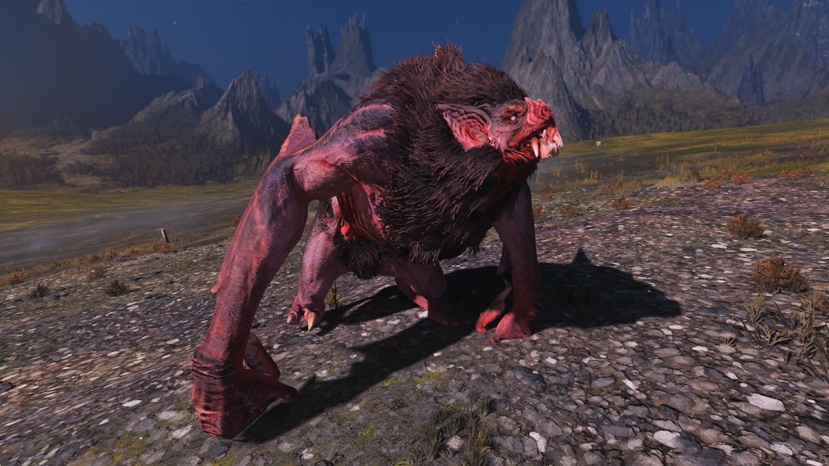 Total War: Warhammer 3 Varghulf.